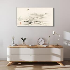 Obraz na plátně Obraz na plátně Pták řeka