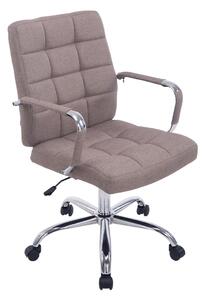 Kancelářská židle D-Pro látka Barva Šedo-hnědá (Taupe)