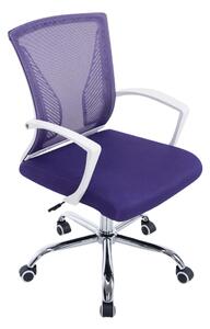 Kancelářská židle Tracy, podnož chrom Barva Fialová