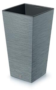 Prosperplast Květináč FURU SQUARE 24cm beton šedá