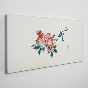 Obraz na plátně Obraz na plátně Asijské květiny ovocné větve