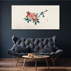 Obraz na plátně Obraz na plátně Asijské květiny ovocné větve