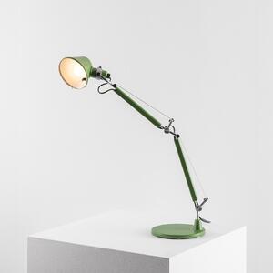 Artemide AS01180058 Tolomeo Micro tavolo, zelená stolní lampa, 1x6W LED E14, 45+37cm