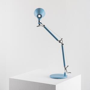 Artemide AS01180055 Tolomeo Micro tavolo, světle modrá stolní lampa, 1x6W LED E14, 45+37cm