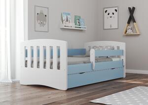 BabyBeds Dětská postel CLASSIC 1 s úložným prostorem Velikost postele: 160x80 cm, Barva postele: Modrá