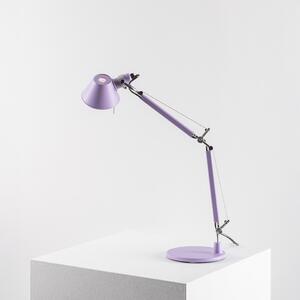 Artemide AS01180059 Tolomeo Micro tavolo, fialová stolní lampa, 1x6W LED E14, 45+37cm