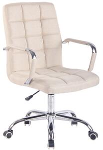 Kancelářská židle Deli ~ látka Barva Krémová
