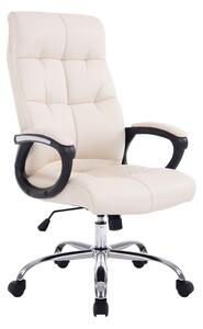 Kancelářská XXL židle Pose Barva Krémová