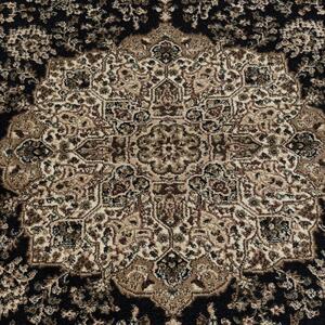 Vopi | Kusový koberec Kashmir 2608 black - 160 x 230 cm