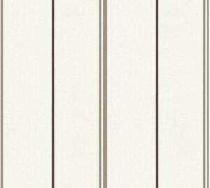 Vliesová tapeta na zeď Happy Spring 34769-2 | 0,53 x 10,05 m | bílá, hnědá vliesová tapeta na stěnu | A.S. Création