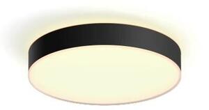 PHILIPS HUE Přisazené stropní LED chytré osvětlení HUE ENRAVE s vypínačem, 33,5W, teplá bílá-studená bílá, černé 41160/30/P6