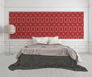 A.S. Création | Vliesová tapeta na zeď Chateau 34493-2 | 0,53 x 10,05 m | zlatá, červená