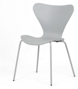 Jídelní židle CT-X7034 GREY, šedá