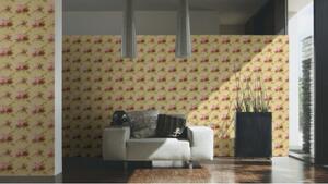 A.S. Création | Vliesová tapeta na zeď Chateau 34508-4 | 0,53 x 10,05 m | vícebarevná, žlutá