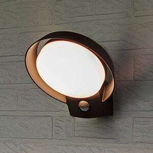 LED venkovní nástěnné světlo Polo z odlitku senzor