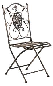 Kovová skladací židle Sibell - Bronzová
