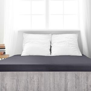 4Home jersey prostěradlo Premium antracit, 90 x 200 cm