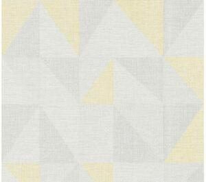 Vliesová tapeta na zeď Styleguide Design 2019 35181-1 | 0,53 x 10,05 m | šedá, žlutá | A.S. Création