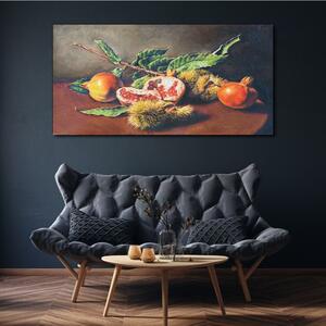 Obraz na plátně Obraz na plátně Ovocný větev granátové jablko