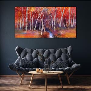 Obraz na plátně Obraz na plátně Abstrakce Podzimní volně žijící zvířata