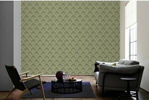 A.S. Création | Vliesová tapeta na zeď Tessuto 95630-4 | 0,53 x 10,05 m | zelená