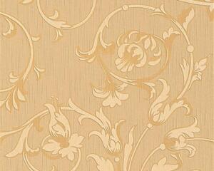 Textilní tapeta na zeď Tessuto 95633-3 | 0,53 x 10,05 m | béžová, oranžová | A.S. Création