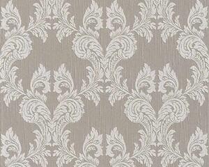 Textilní tapeta na zeď Tessuto 95630-6 | 0,53 x 10,05 m | béžová, šedá | A.S. Création