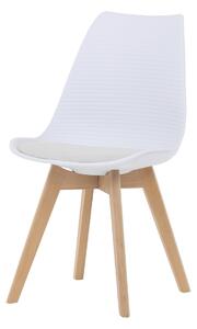 Jídelní židle CT-X7056 WT, bílá
