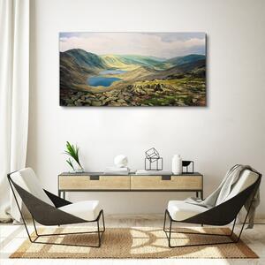 Obraz na plátně Obraz na plátně Jezero horské krajiny