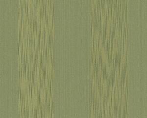 Textilní tapeta na zeď Tessuto 95660-4 | 0,53 x 10,05 m | zelená | A.S. Création