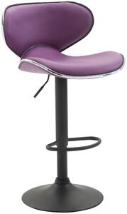 Barová židle Las Vegas 2 ~ černá podnož Barva Fialová