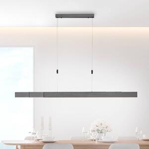PURE LED závěsné světlo Moto, platinové, stmívatelné,, stmívatelný, Hliník / šedá / zinek, Obývací pokoj / jídelna, kov, Moderní