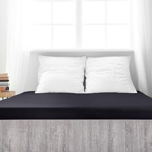 4Home jersey prostěradlo Premium černá, 90 x 200 cm