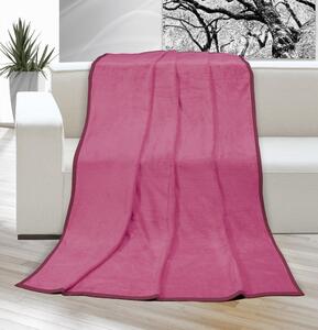 Kvalitex Deka Korall micro jednobarevná růžová 150x200cm