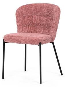 Jídelní židle Bouclé CT-W1077 PINK2, růžová
