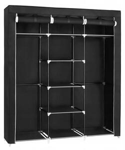 Skříň Songmics 175 x 150 x 45 cm černá
