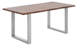 Masivní jídelní stůl Bullwer z palisandru, lakovaný, hnědý – 230×100 cm