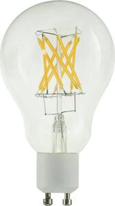 LA 1008154 LED A60 Crossed Filament LED žárovka, GU10, PHASE, 5W, 2200K - BIG WHITE (SLV)