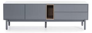 Modro-šedý TV stolek 180x56 cm Corvo – Teulat