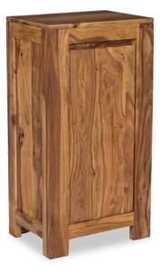 Masivní koupelnová skříňka pod umyvadlo Leeston z palisandru, lakovaná, hnědá – 42×30×80 cm