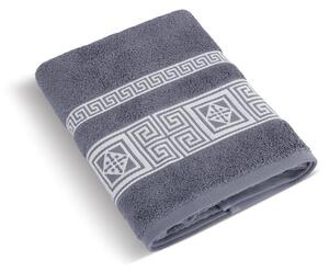 BELLATEX Froté ručník a osuška Řecká kolekce šedá, modrá Ručník - 50x100 cm