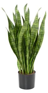 Umělá květina Sansevieria deluxe v květináči, zelená 93cm