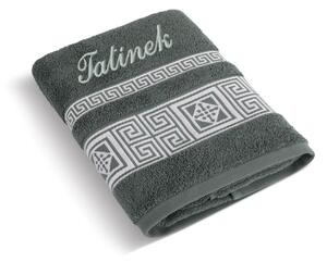 BELLATEX Froté ručník řecká kolekce se jménem TATÍNEK mechová 50x100 cm