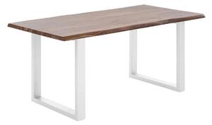 Masivní jídelní stůl Bullwer z palisandru, lakovaný, hnědý – 170×90 cm