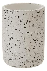 Krémový betonový kelímek na zubní kartáčky Mozie – Premier Housewares