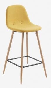 NOLITE BAR 65 cm pultová židle hořčicová