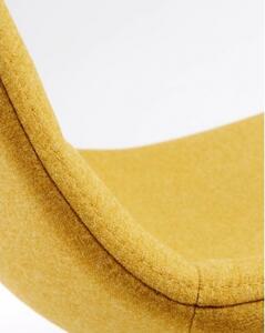NOLITE BAR 65 cm pultová židle žlutá