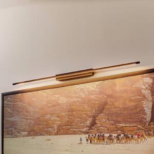 Quitani LED obrazové světlo Tolu, černé, délka 138 cm