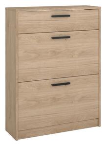 Výklopný botník v dekoru dubu v přírodní barvě 70x94x24 cm Escape – Tvilum