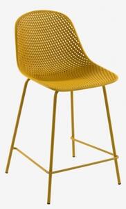 QUINBY 65 barová židle žlutá